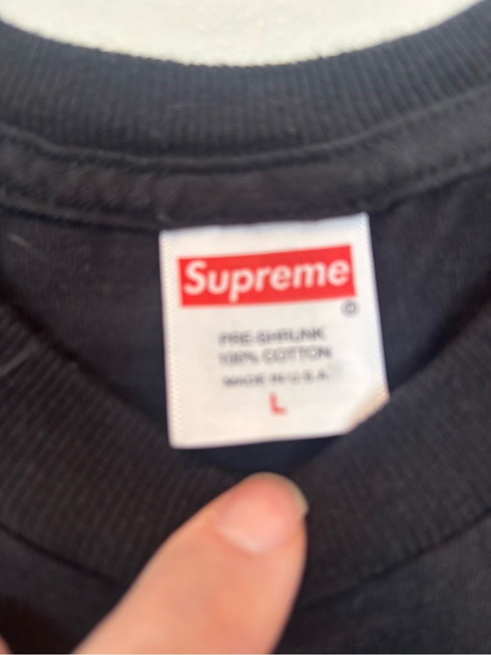Supreme Black Tee with Green Melvins Banner and Multi-Color Graphic - Picture 3 of 4